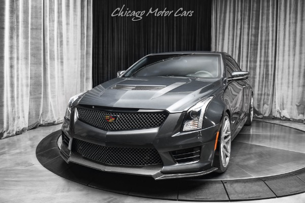 Used 2016 Cadillac ATS-V Coupe Recaro Seats! Lux Pkg! Forgestar Wheels! Borla Exhaust! ONLY 5k Miles for sale Sold at Chicago Motor Cars in West Chicago IL 60185 2