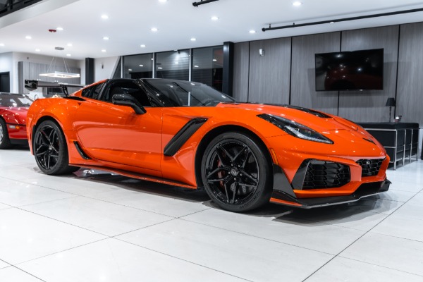 Used 2019 Chevrolet Corvette ZR1 3ZR ZTK Coupe Sebring Orange Pkg! Only 300 Miles! LOADED! for sale Sold at Chicago Motor Cars in West Chicago IL 60185 6