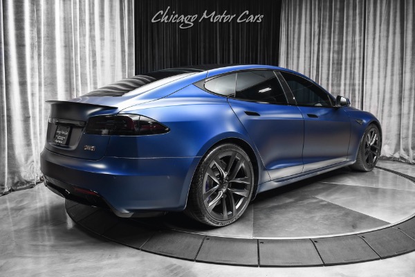 Used 2022 Tesla Model S Plaid Sedan Enhanced Autopilot! GORGEOUS Spec! FULL Stealth PPF! 1,020 HP! for sale Sold at Chicago Motor Cars in West Chicago IL 60185 5