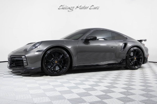 Used 2021 Porsche 911 Turbo S Coupe Techart Aero Kit and Wheels! Carbon Fiber Roof! Sport Exhaust! Loaded! for sale Sold at Chicago Motor Cars in West Chicago IL 60185 1