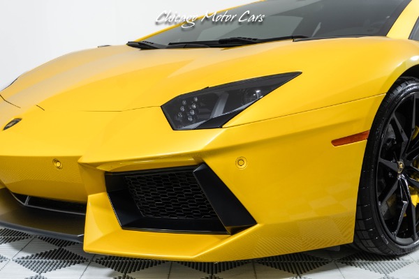 Used 2013 Lamborghini Aventador LP700-4 Coupe Only 3K Miles! Front End Lifter! Giallo Orion Pearl Yellow! for sale Sold at Chicago Motor Cars in West Chicago IL 60185 6