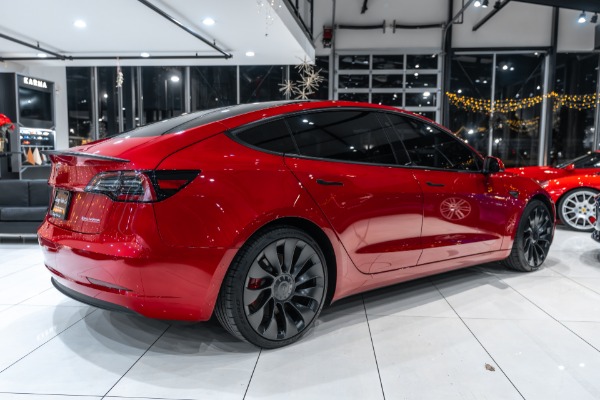 Used 2022 Tesla Model 3 Performance AWD Sedan $12K Full Self Driving PACK! ONLY 4K MILES! for sale Sold at Chicago Motor Cars in West Chicago IL 60185 5