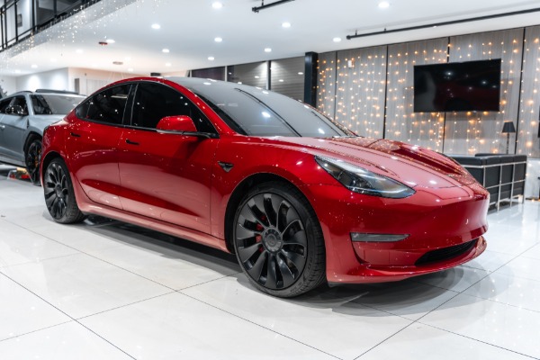 Used 2022 Tesla Model 3 Performance AWD Sedan $12K Full Self Driving PACK! ONLY 4K MILES! for sale Sold at Chicago Motor Cars in West Chicago IL 60185 6