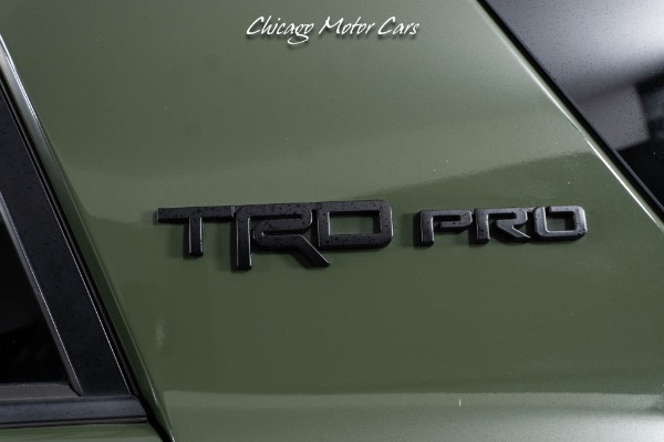 Used 2020 Toyota 4Runner TRD Pro! Rare Army Green Color Option! Power Sliding Rear Window! Loaded! for sale Sold at Chicago Motor Cars in West Chicago IL 60185 5