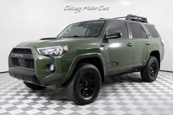 Used 2020 Toyota 4Runner TRD Pro! Rare Army Green Color Option! Power Sliding Rear Window! Loaded! for sale Sold at Chicago Motor Cars in West Chicago IL 60185 6