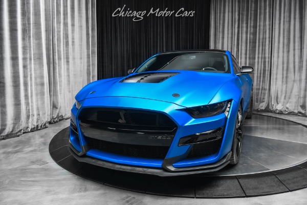 Used 2020 Ford Mustang Shelby GT500 Matte Blue Wrap! Tech Pkg! Carbon Pkg! for sale Sold at Chicago Motor Cars in West Chicago IL 60185 2