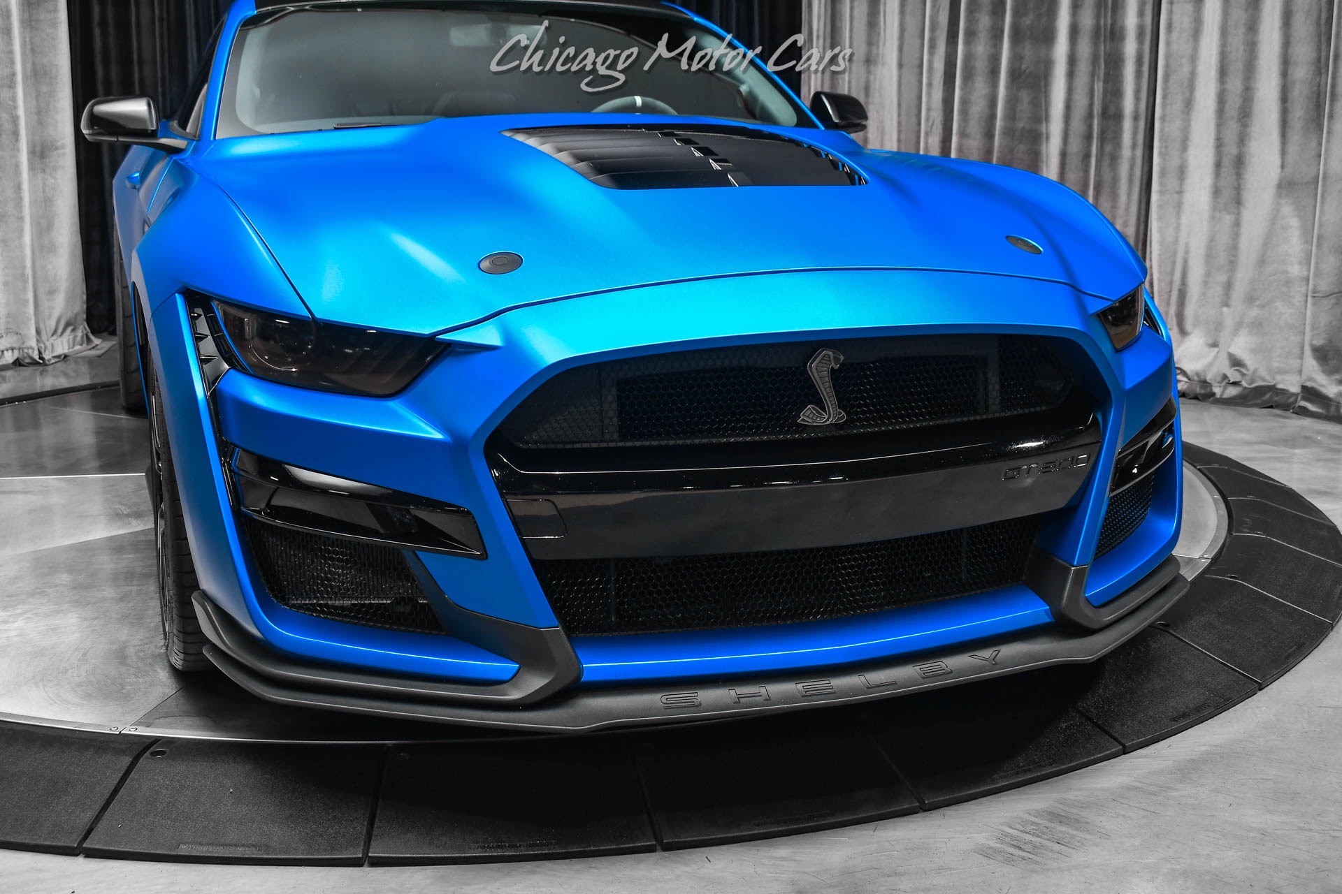Used 2020 Ford Mustang Shelby GT500 Matte Blue Wrap! (Magnetic Grey) Tech  Pkg! Carbon! Super Clean For Sale ($77,800)