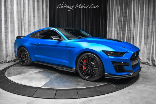 Used 2020 Ford Mustang Shelby GT500 Matte Blue Wrap! Tech Pkg! Carbon Pkg! for sale Sold at Chicago Motor Cars in West Chicago IL 60185 6