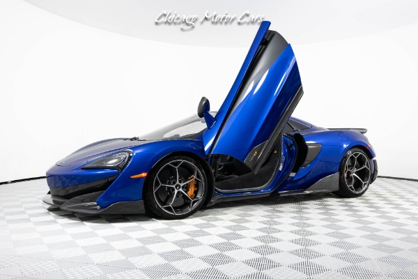 Used 2020 McLaren 600LT Spider MSO Burton Blue! Tons of Carbon Fiber! Carbon Ceramic Brakes! Loaded! for sale Sold at Chicago Motor Cars in West Chicago IL 60185 2