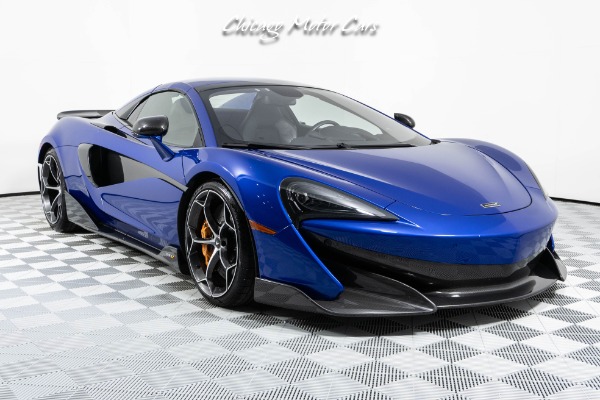 Used 2020 McLaren 600LT Spider MSO Burton Blue! Tons of Carbon Fiber! Carbon Ceramic Brakes! Loaded! for sale Sold at Chicago Motor Cars in West Chicago IL 60185 3