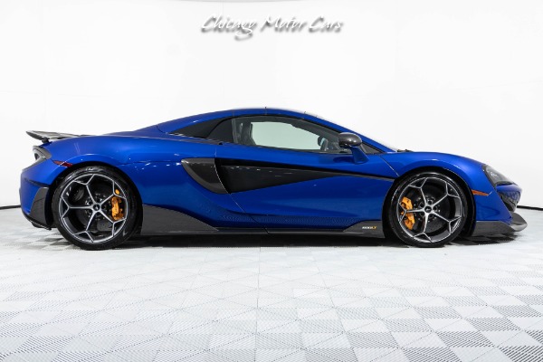Used 2020 McLaren 600LT Spider MSO Burton Blue! Tons of Carbon Fiber! Carbon Ceramic Brakes! Loaded! for sale Sold at Chicago Motor Cars in West Chicago IL 60185 4