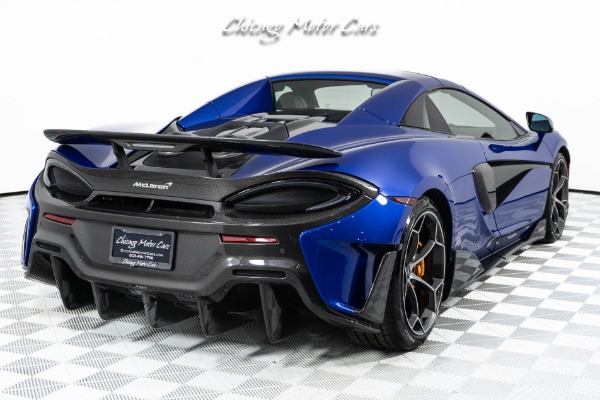 Used 2020 McLaren 600LT Spider MSO Burton Blue! Tons of Carbon Fiber! Carbon Ceramic Brakes! Loaded! for sale Sold at Chicago Motor Cars in West Chicago IL 60185 6