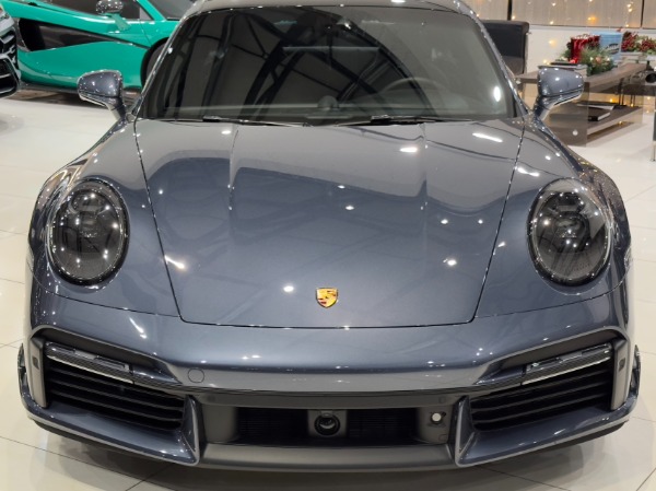 Used 2022 Porsche 911 Turbo S Coupe PTS Yachting Blue 3900 Miles HARD LOADED Aero Package! for sale Sold at Chicago Motor Cars in West Chicago IL 60185 4