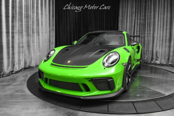 Used 2019 Porsche 911 GT3 RS Weissach Package Full PPF Lift Ceramic Brakes PDLS Loaded 1400 Miles for sale Sold at Chicago Motor Cars in West Chicago IL 60185 2