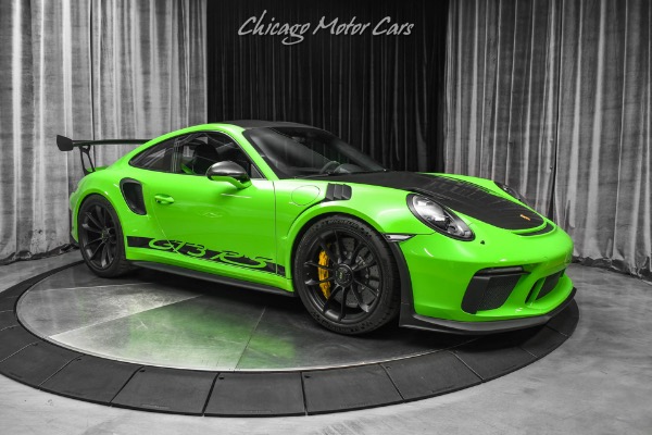 Used 2019 Porsche 911 GT3 RS Weissach Package Full PPF Lift Ceramic Brakes PDLS Loaded 1400 Miles for sale Sold at Chicago Motor Cars in West Chicago IL 60185 6