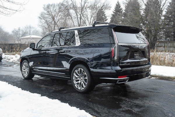 Used 2023 Cadillac Escalade ESV Premium Luxury Platinum Radiant Pack Night Vision Power Steps MSRP $124,910 for sale Sold at Chicago Motor Cars in West Chicago IL 60185 3