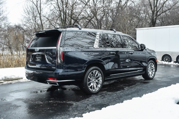Used 2023 Cadillac Escalade ESV Premium Luxury Platinum Radiant Pack Night Vision Power Steps MSRP $124,910 for sale Sold at Chicago Motor Cars in West Chicago IL 60185 5