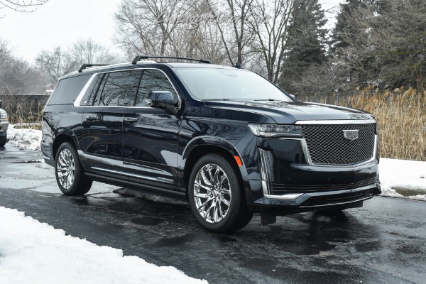 Used 2023 Cadillac Escalade ESV Premium Luxury Platinum Radiant Pack Night Vision Power Steps MSRP $124,910 for sale Sold at Chicago Motor Cars in West Chicago IL 60185 6