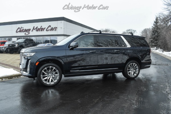 Used 2023 Cadillac Escalade ESV Premium Luxury Platinum Radiant Pack Night Vision Power Steps MSRP $124,910 for sale Sold at Chicago Motor Cars in West Chicago IL 60185 1