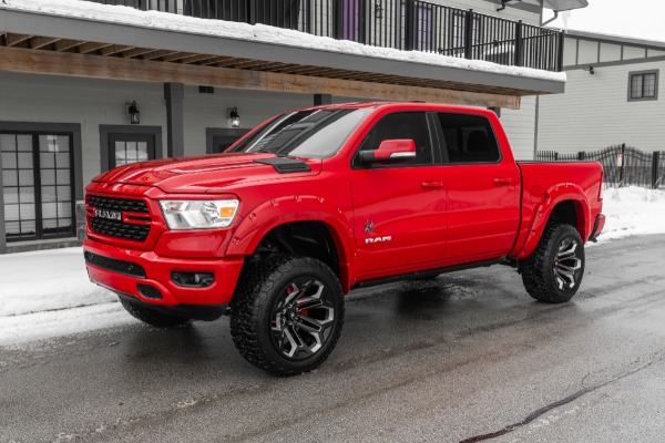 Used 2022 Ram 1500 Big Horn Black Widow 4x4 ONLY 178 Miles! 5.7 Hemi V8! Pano Roof! LOADED! for sale Sold at Chicago Motor Cars in West Chicago IL 60185 2