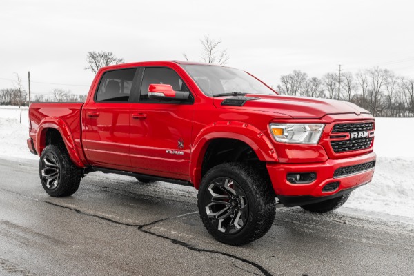 Used 2022 Ram 1500 Big Horn Black Widow 4x4 ONLY 178 Miles! 5.7 Hemi V8! Pano Roof! LOADED! for sale Sold at Chicago Motor Cars in West Chicago IL 60185 6