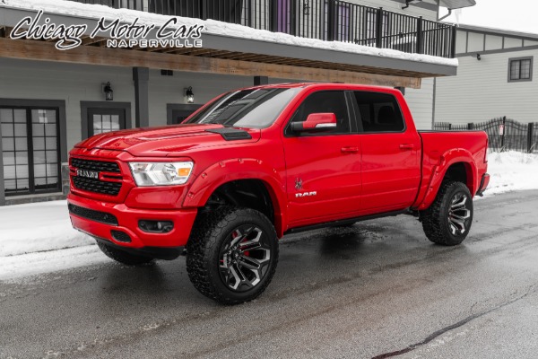 Used 2022 Ram 1500 Big Horn Black Widow 4x4 ONLY 178 Miles! 5.7 Hemi V8! Pano Roof! LOADED! for sale Sold at Chicago Motor Cars in West Chicago IL 60185 1