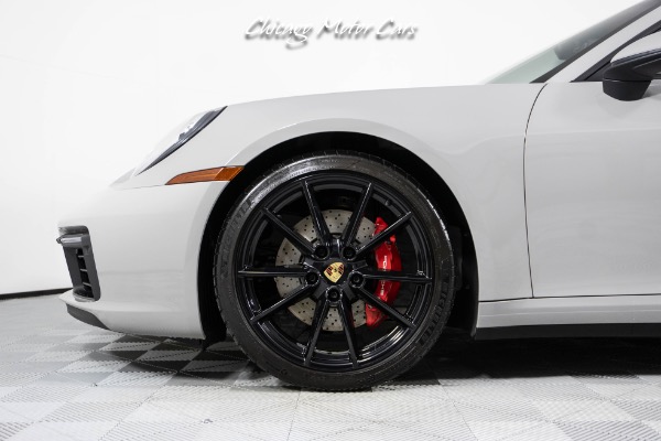 Used 2023 Porsche 911 Targa 4S Only 789 Miles! Rare Chalk Paint! Bordeaux Red Interior! Front end Lifter! for sale Sold at Chicago Motor Cars in West Chicago IL 60185 3