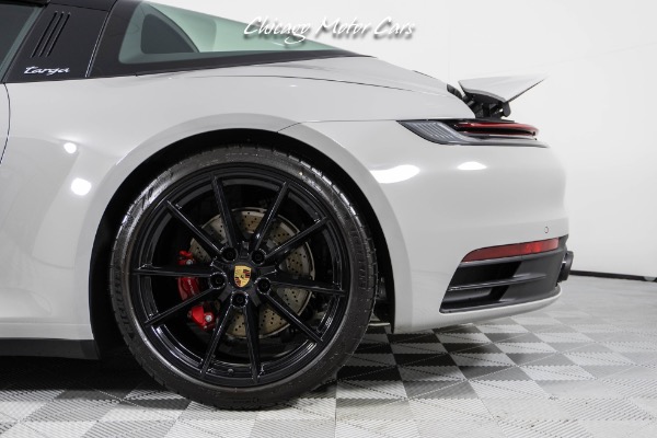 Used 2023 Porsche 911 Targa 4S Only 789 Miles! Rare Chalk Paint! Bordeaux Red Interior! Front end Lifter! for sale Sold at Chicago Motor Cars in West Chicago IL 60185 4