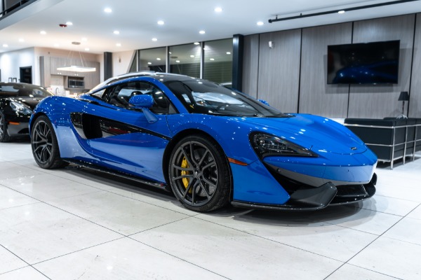 Used 2019 McLaren 570S Coupe ONLY 4k Miles! Track Pack! Front Lift! RARE MSO Paris Blue! LOADED! for sale Sold at Chicago Motor Cars in West Chicago IL 60185 6