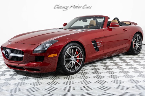 Used-2012-Mercedes-Benz-SLS-AMG-Roadster-Only-6K-Miles-Convertible-Burmeister-3D-Surround-Sound-AMG-Forged-Wheels