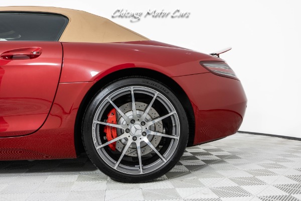 Used 2012 Mercedes-Benz SLS AMG Roadster Only 6K Miles! Convertible! Burmeister 3D Surround Sound! AMG Forged Wheels for sale Sold at Chicago Motor Cars in West Chicago IL 60185 5