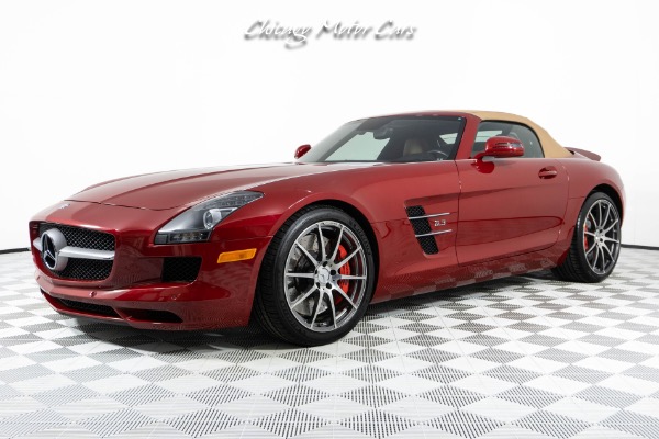 Used 2012 Mercedes-Benz SLS AMG Roadster Only 6K Miles! Convertible! Burmeister 3D Surround Sound! AMG Forged Wheels for sale Sold at Chicago Motor Cars in West Chicago IL 60185 6