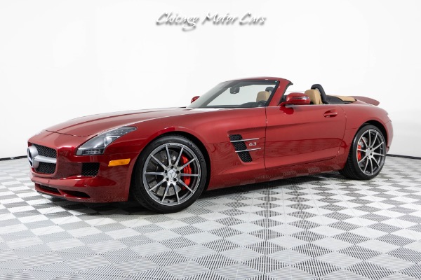 Used 2012 Mercedes-Benz SLS AMG Roadster Only 6K Miles! Convertible! Burmeister 3D Surround Sound! AMG Forged Wheels for sale Sold at Chicago Motor Cars in West Chicago IL 60185 1