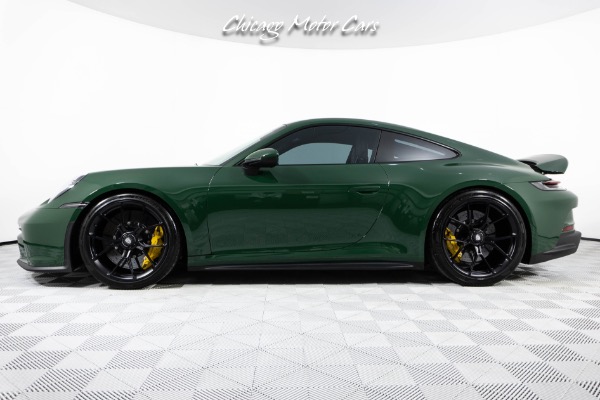 Used 2022 Porsche 911 GT3 Touring 6-Speed Manual! PTS British Racing Green! Houndstooth Seats! Only 4K Miles! for sale Sold at Chicago Motor Cars in West Chicago IL 60185 2