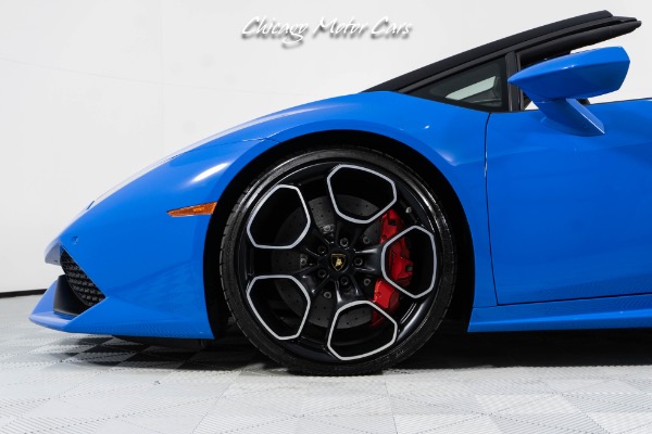 Used 2016 Lamborghini Huracan LP610-4 Spyder! Ad Personam Blu Lemans! Front End PPF! Front End Lifter! Loaded! for sale Sold at Chicago Motor Cars in West Chicago IL 60185 3