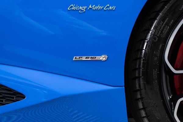 Used 2016 Lamborghini Huracan LP610-4 Spyder! Ad Personam Blu Lemans! Front End PPF! Front End Lifter! Loaded! for sale Sold at Chicago Motor Cars in West Chicago IL 60185 5