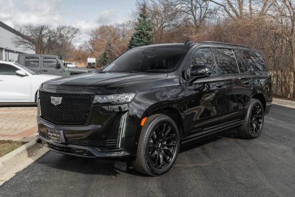 Used 2023 Cadillac Escalade Sport Platinum Onyx Pack Cat-Back Performance Exhaust Night Vision Loaded for sale Sold at Chicago Motor Cars in West Chicago IL 60185 2