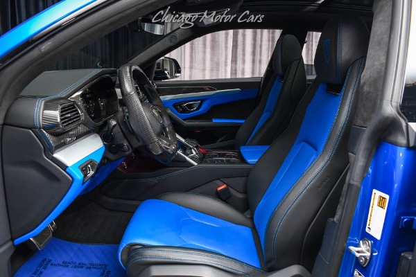 Used-2022-Lamborghini-Urus-SUV-RARE-Spec-Blue-Interior-B-O-3D-Audio-Massage-Seats-Carbon-Upgrades