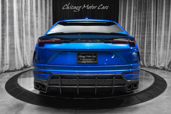 Used 2022 Lamborghini Urus SUV RARE Spec! Blue Interior B&O 3D Audio Massage Seats Carbon Upgrades for sale Sold at Chicago Motor Cars in West Chicago IL 60185 4