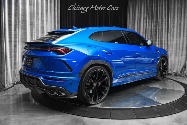 Used 2022 Lamborghini Urus SUV RARE Spec! Blue Interior B&O 3D Audio Massage Seats Carbon Upgrades for sale Sold at Chicago Motor Cars in West Chicago IL 60185 5