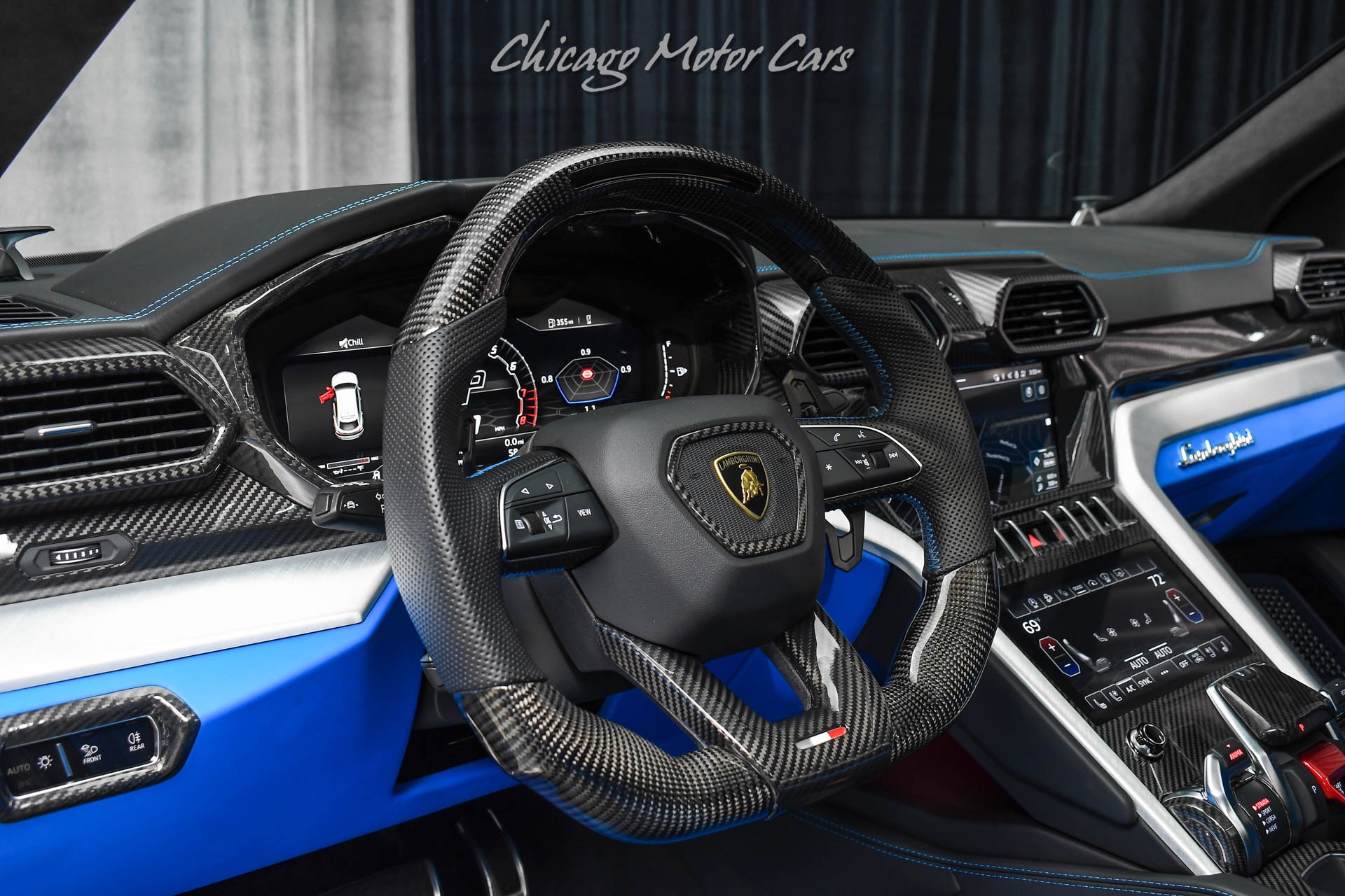 Used-2022-Lamborghini-Urus-SUV-RARE-Spec-Blue-Interior-B-O-3D-Audio-Massage-Seats-Carbon-Upgrades