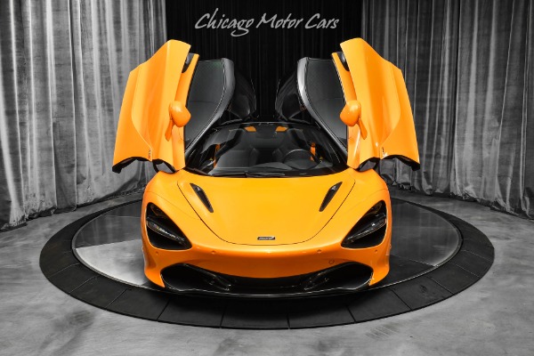 Used-2019-McLaren-720S-Luxury-MSO-Papaya-Spark-Front-Lift-HRE-Wheels-Only-7k-Miles-Loaded