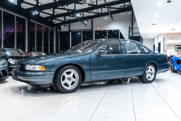 Used-1996-Chevrolet-Impala-SS-Only-5k-Miles-Collector-Condition-Very-Rare-Dark-Green-Gray-Metallic