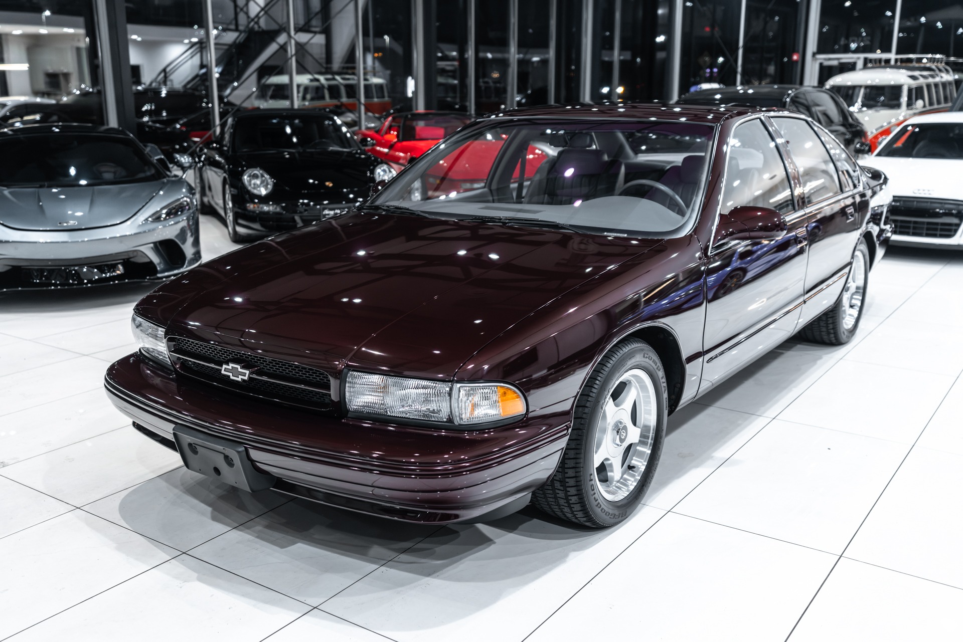 Used-1996-Chevrolet-Impala-SS-Only-4k-miles-Collector-Condition-Rare-Dark-Cherry-Metallic