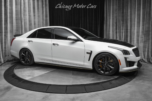 Used 2017 Cadillac CTS-V Sedan TONS of Carbon! MSRP $103K+! Matte Wrap! Recaro Seats! LOADED! for sale Sold at Chicago Motor Cars in West Chicago IL 60185 6