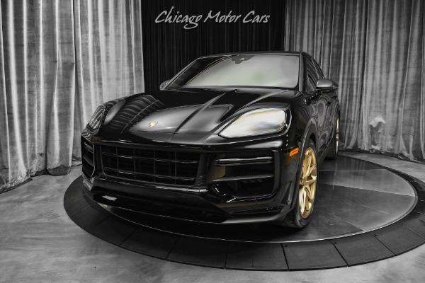 Used 2024 Porsche Cayenne Turbo GT SUV ONLY 4k Miles! GT Interior Pkg! Burmester! Passenger Display! for sale Sold at Chicago Motor Cars in West Chicago IL 60185 2