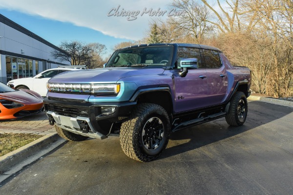 Used 2023 GMC HUMMER EV Edition 1 SUV 1000HP! Mystic Chrome Wrap! ONLY 520 Miles! 3X Motor Performa for sale Sold at Chicago Motor Cars in West Chicago IL 60185 2
