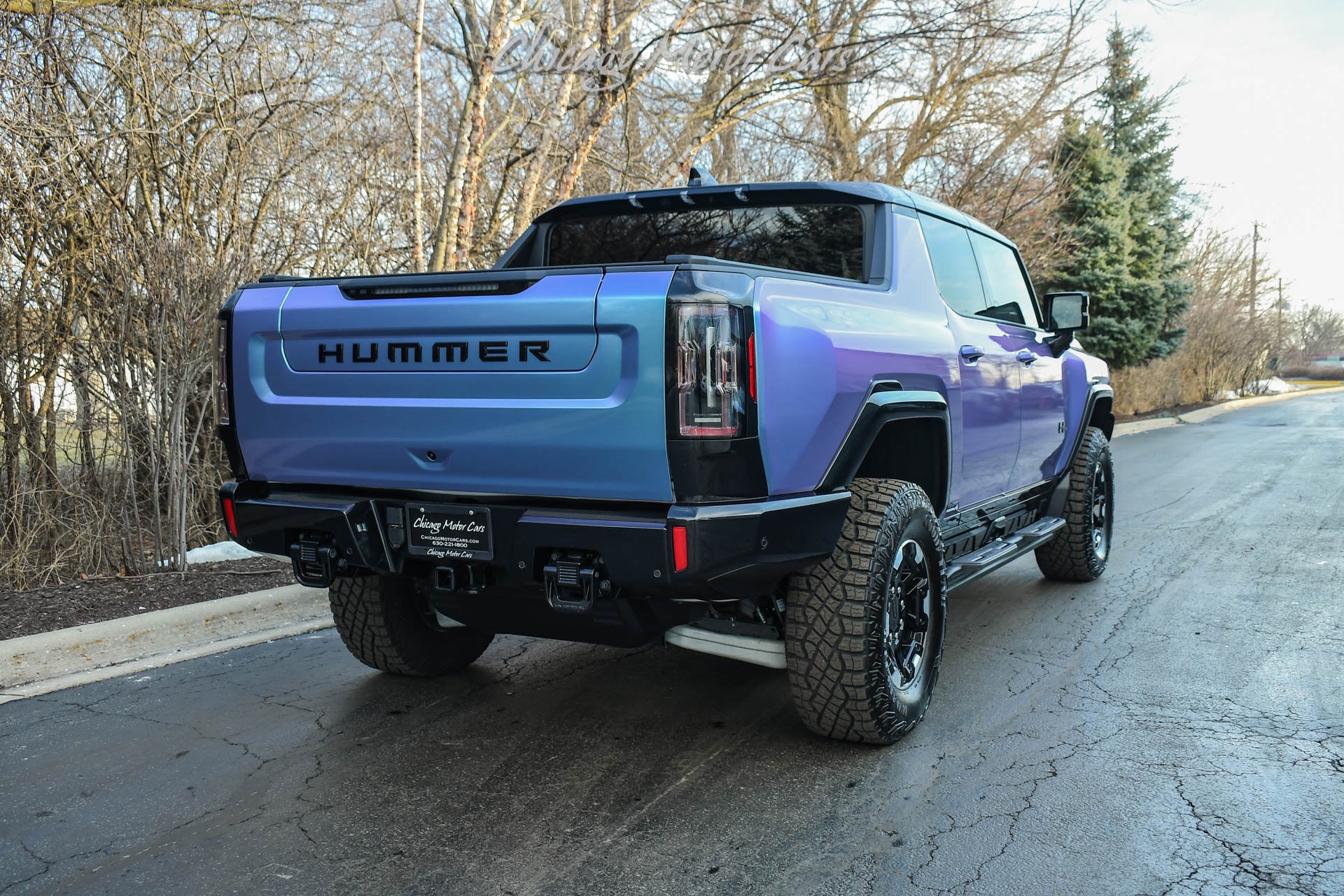 Used-2023-GMC-HUMMER-EV-Edition-1-SUV-1000HP-Mystic-Chrome-Wrap-ONLY-520-Miles-3X-Motor-Performa