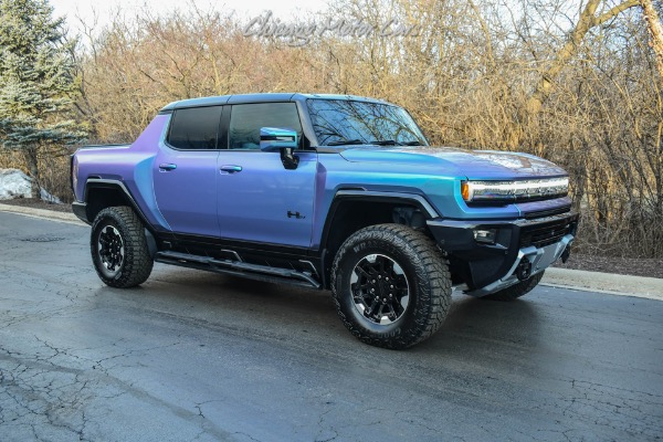 Used 2023 GMC HUMMER EV Edition 1 SUV 1000HP! Mystic Chrome Wrap! ONLY 520 Miles! 3X Motor Performa for sale Sold at Chicago Motor Cars in West Chicago IL 60185 6