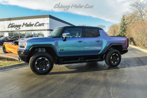 Used 2023 GMC HUMMER EV Edition 1 SUV 1000HP! Mystic Chrome Wrap! ONLY 520 Miles! 3X Motor Performa for sale Sold at Chicago Motor Cars in West Chicago IL 60185 1